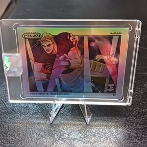 2024 Panini Prizm Manga Brock Bowers Rookie Novelty Card